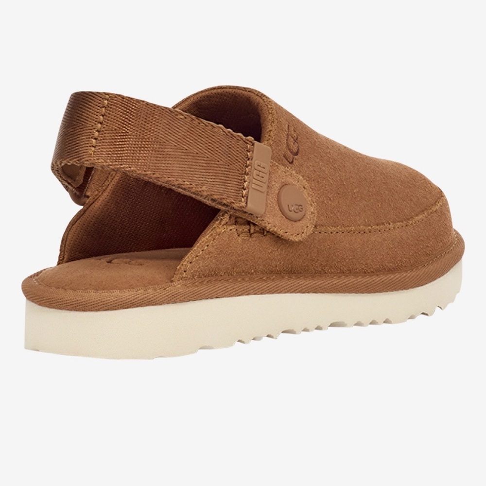 UGG Kids Backstrap Slip-On in Chestnut Brown - Picture 2 of 4